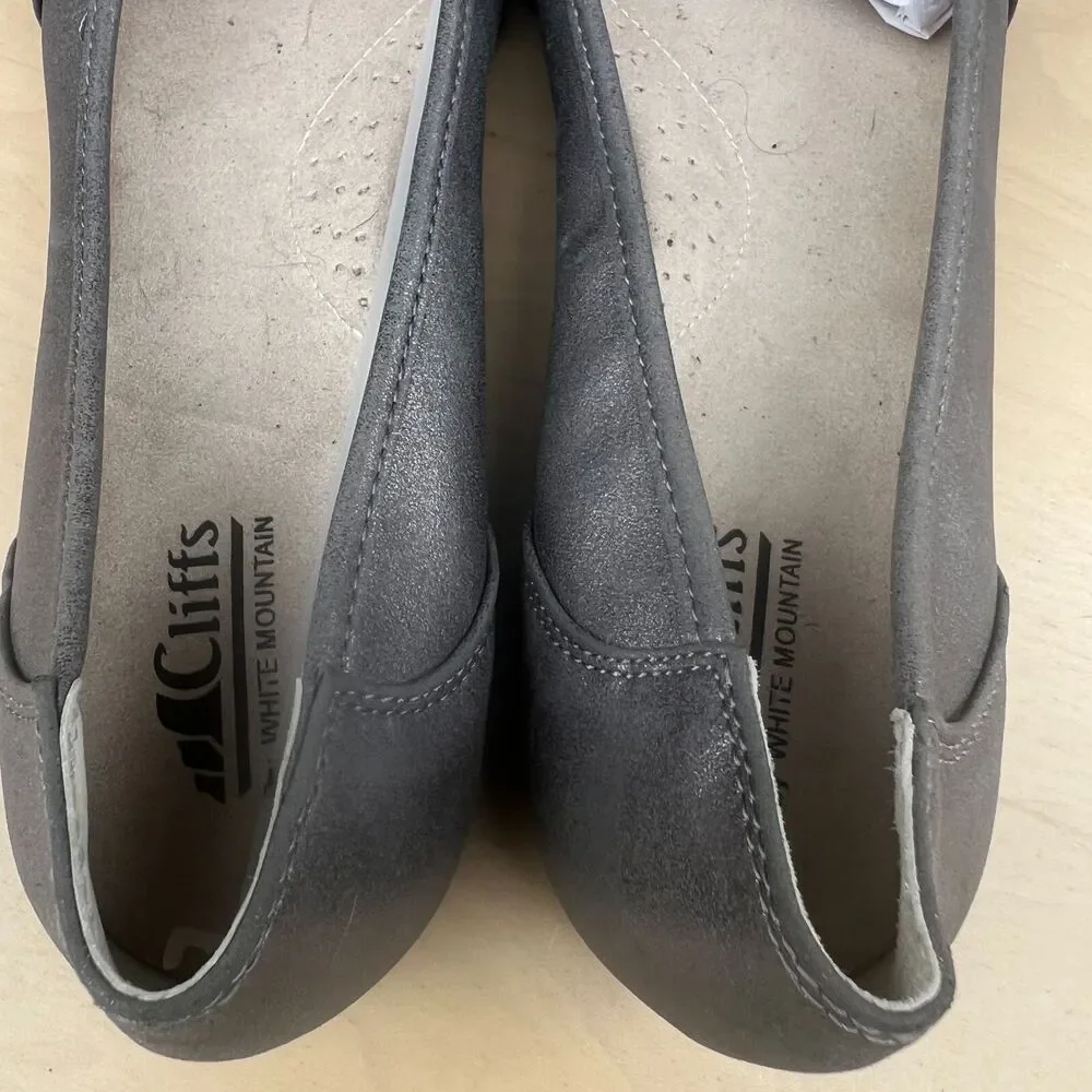 Cliffs brown metallic flats w comfort insole Size 11